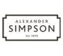 Alexander Simpson est. 1919