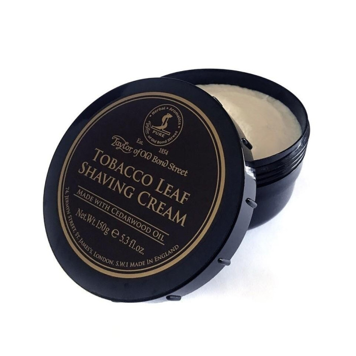 Крем для бритья Taylor of Old Bond Street Tobacco Leaf Shaving Cream, 150 грамм