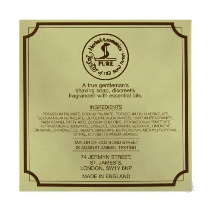 Мыло для бритья Taylor of Old Bond Street Sandalwood, 100 грамм