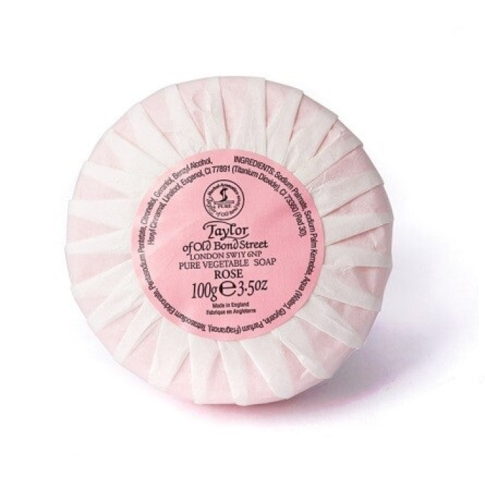 Мыло для рук Taylor of Old Bond Street Rose Hand Soap, 100 грамм