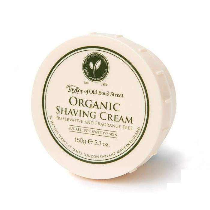 Крем для бритья Taylor of Old Bond Street Organic, 150 грамм