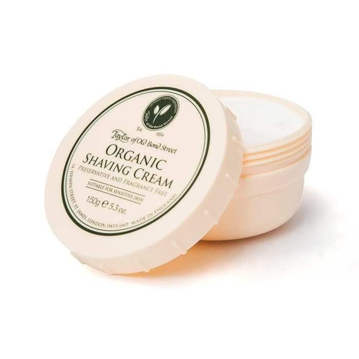 Крем для бритья Taylor of Old Bond Street Organic, 150 грамм