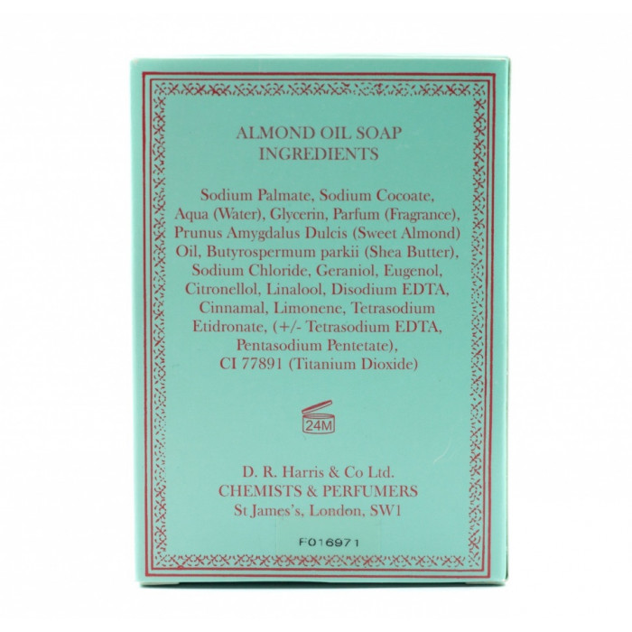 Мыло D R Harris Almond Oil Bath Soap Single, 150 грамм
