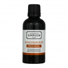 Олія до гоління Alexander Simpson Sandalwood Pre-Shave Oil, 50 мл