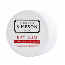 Крем для гоління Alexander Simpson Bay Rum Ultra-Glide Shave Cream, 180 мл