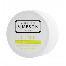 Крем для гоління Alexander Simpson Lime Ultra-Glide Shave Cream, 180 мл