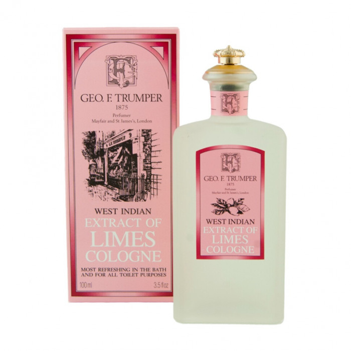 Одеколон Geo F Trumper Extract of Limes Cologne Glass Bottle, 100 мл