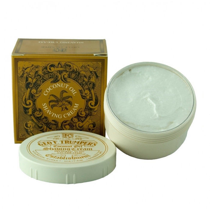 Крем для бритья Geo F Trumper Coconut Oil Soft Shaving Cream Bowl, 200 грамм