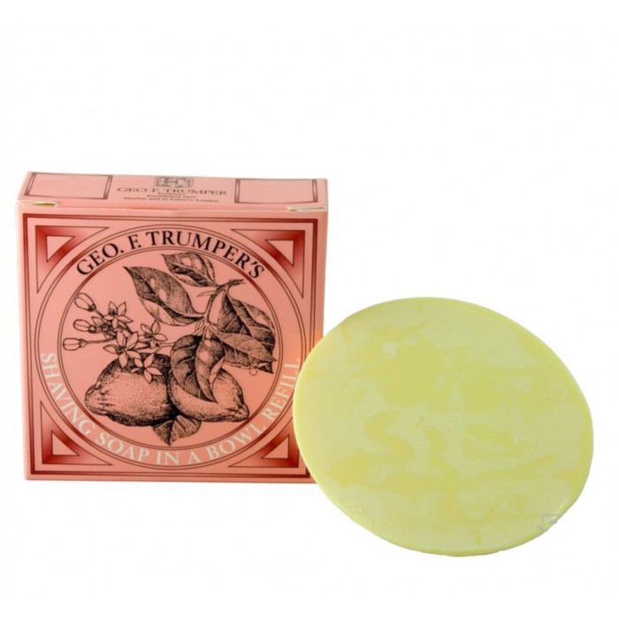 Мыло для бритья Geo F Trumper Extract of Limes Hard Shaving Soap , 80 грамм