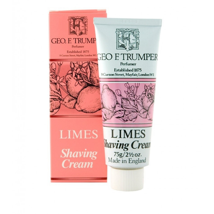 Крем для бритья Geo F Trumper Extract of Limes Soft Shaving Cream Tube, 75 грамм