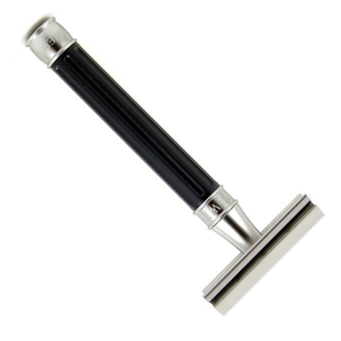Станок для бритья Т-образный Edwin Jagger 3ONE6 Stainless Steel Black