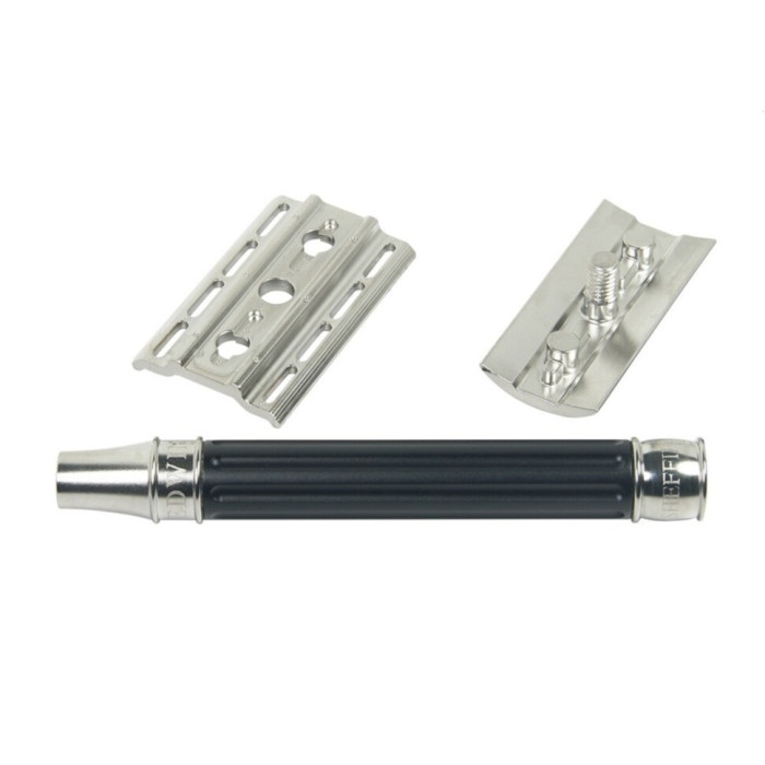 Станок для бритья Т-образный Edwin Jagger 3ONE6 Stainless Steel Black