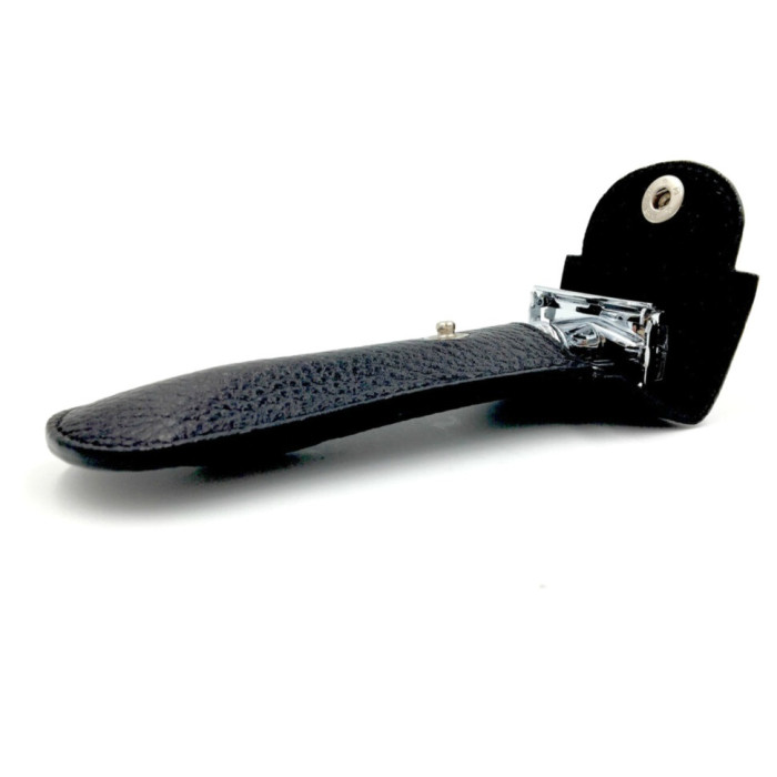 Кожаный чехол для Т-образной бритвы Parker LP1 Black