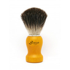 Помазок для гоління Semogue Pharos-C3 Pure Black Badger Yellow