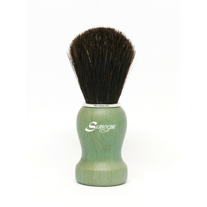 Помазок для бритья Semogue Pharos-C3 Pure Black Horse Ocean Green