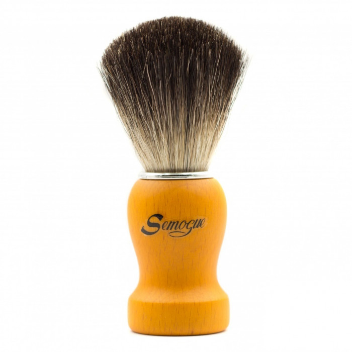 Помазок для бритья Semogue Pharos-C3 Pure Black Horse Yellow