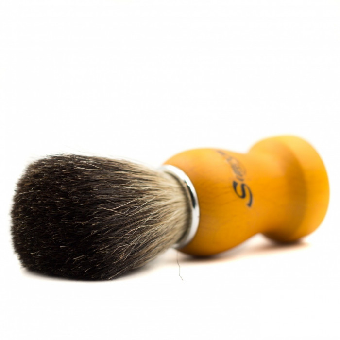 Помазок для бритья Semogue Pharos-C3 Pure Black Horse Yellow