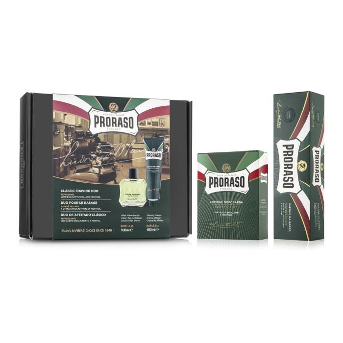 Подарочный набор для бритья Proraso Duo Pack Refreshing (Cream + Lotion)