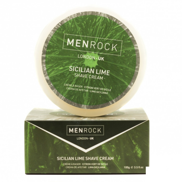 Крем для бритья Men Rock Sicilian Lime Shave Cream, 100 мл