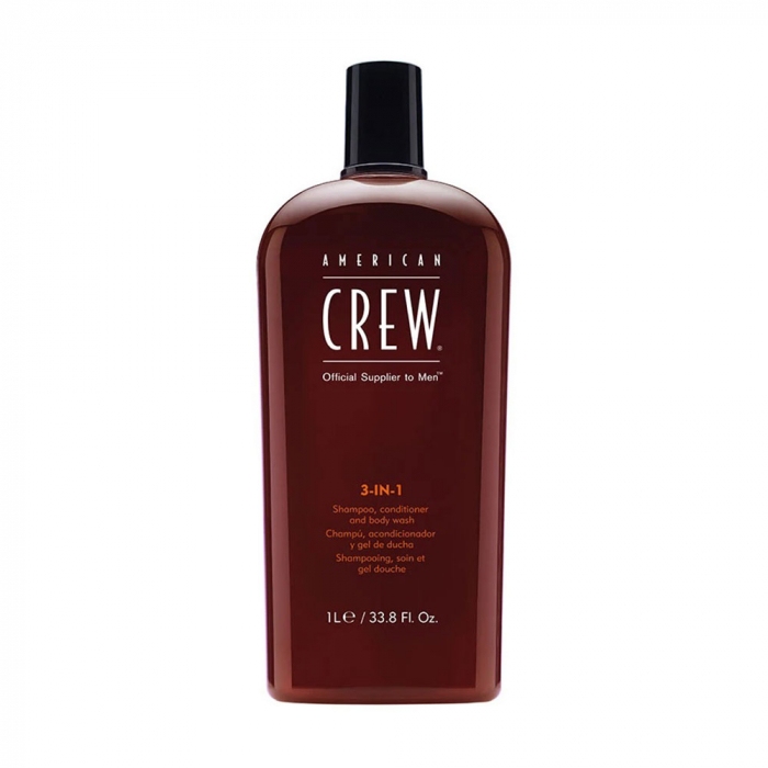 Шампунь (3 в 1) American Crew Shampoo, Conditioner and Body Wash, 1000 мл