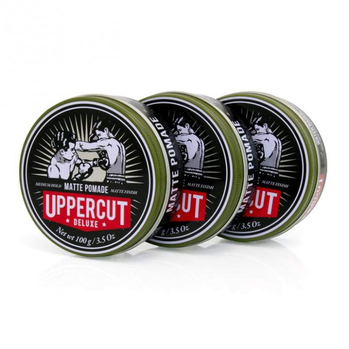 Набор Uppercut Deluxe Matt Pomade, 100 грамм (3 шт)