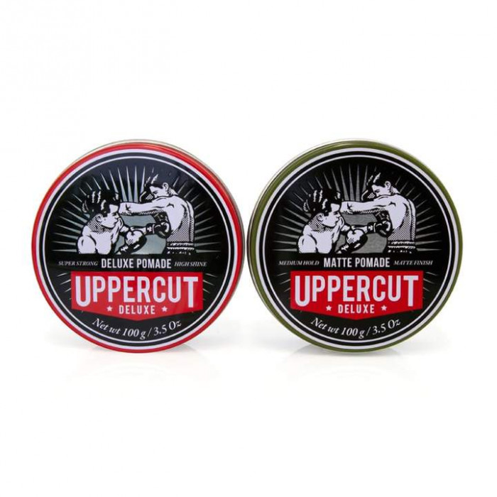 Набор Uppercut Deluxe Pomade, 100 грамм + Uppercut Matt Pomade, 100 грамм
