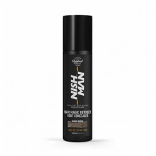 Спрей для маскування сивини Nishman Hair Magic Retouch Root Concealer "Medium Brown" 100 мл