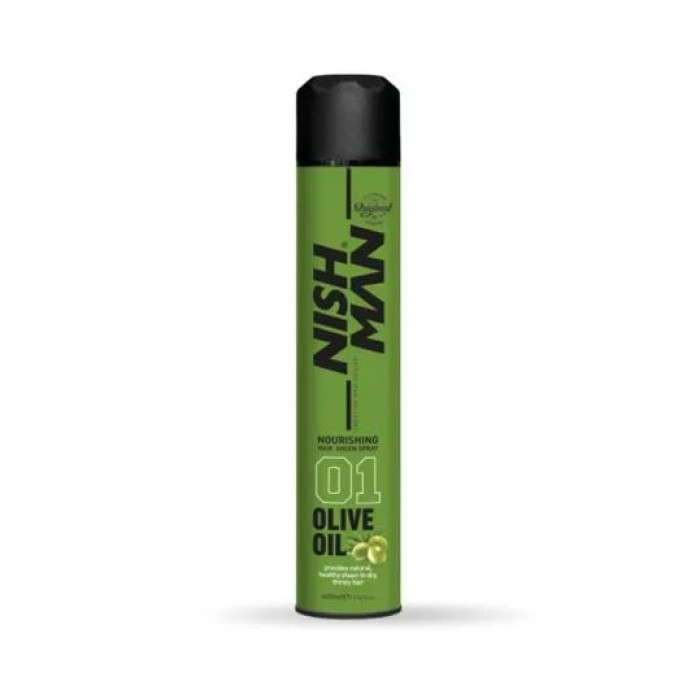 Спрей для фиксации волос Nishman Olive Oil Sheen Spray 400 мл
