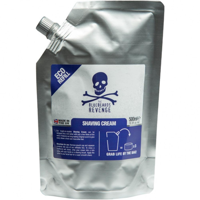 Крем для бритья The Bluebeards Revenge Shaving Cream 500 мл (пакет для дозаправки)