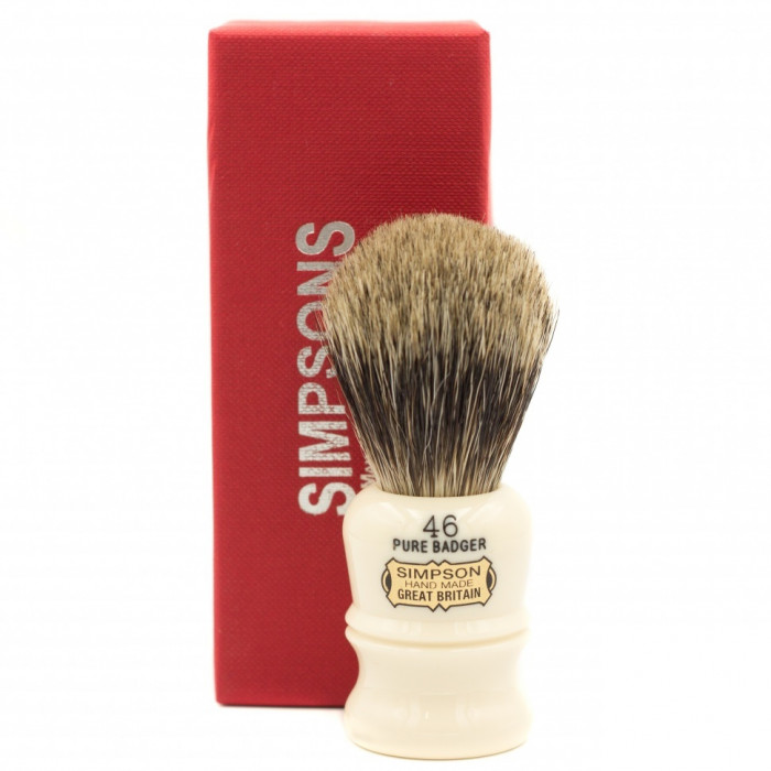 Помазок для бритья Simpson Berkeley 46 Pure Badger