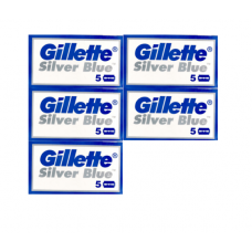 Леза для безпечної бритви Gillette Silver Blue (25 лез)