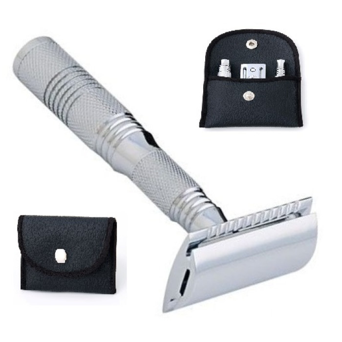 Станок для бритья Т-образный Pearl STR-99 & TRC-01 Travel Razor