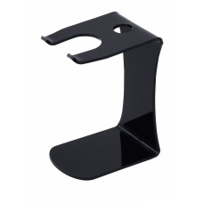Стенд для бритви та помазка Pearl Acrylic Razor & Brush Stand Black SA-03B