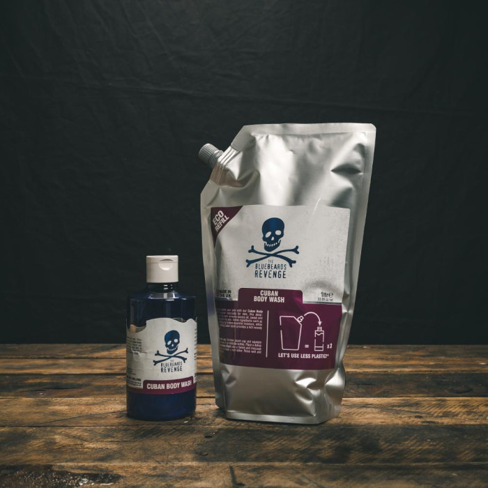 Гель для душа The Bluebeards Revenge Cuban Body Wash, 1000 мл (пакет для дозаправки)