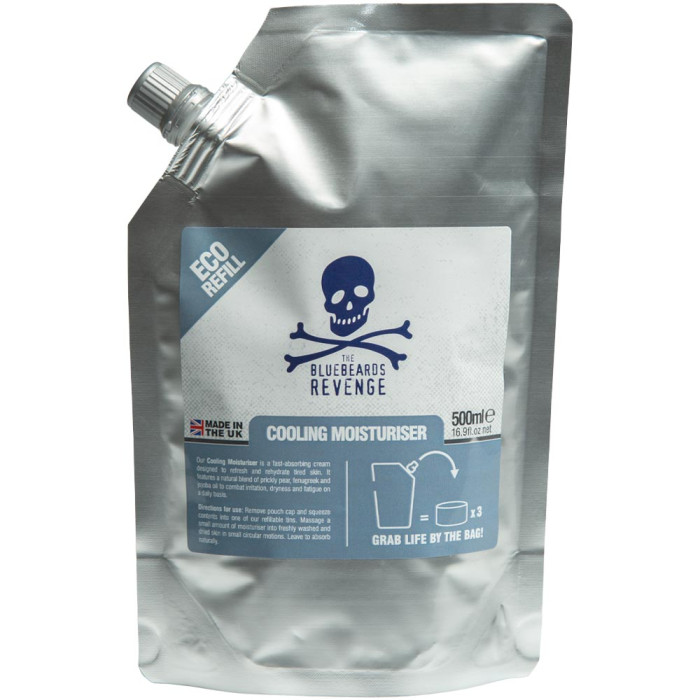 Крем для кожи The Bluebeards Revenge Cooling Moisturiser, 500 мл (пакет для дозаправки)