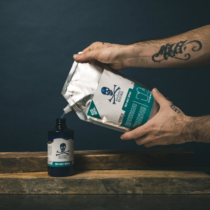 Спрей для волос The Bluebeards Revenge Sea Salt Spray, 1000 мл (пакет для дозаправки)