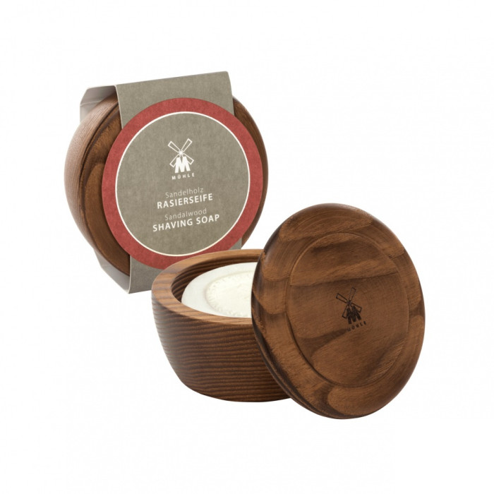 Мыло для бритья в чаше из дерева MUEHLE RN 3 SH Sandalwood
