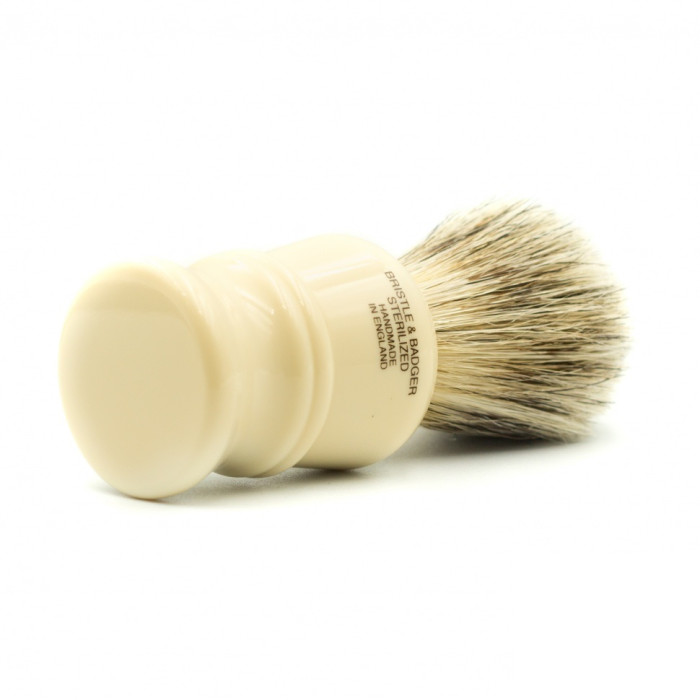 Помазок для бритья Vulfix 404 Grosvenor, Lathe Turned Handle Bristle & Badger Mixture