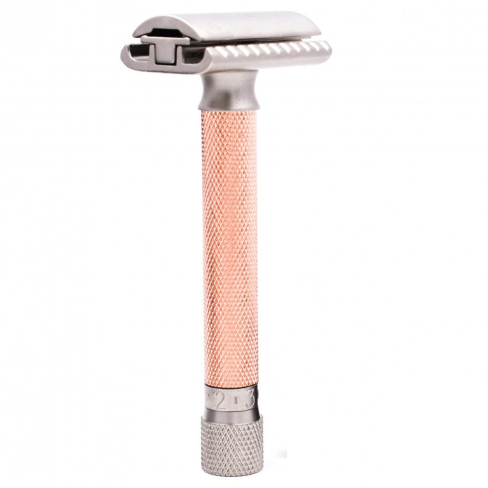 Станок для бритья Т-образный Parker Variant Adjustable Rose Gold