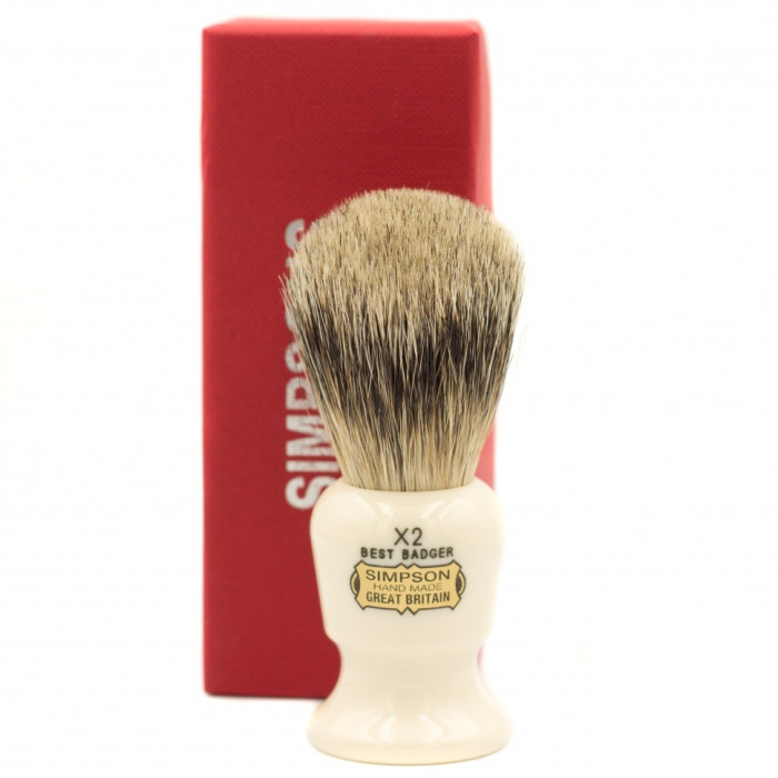 Помазок для бритья Simpson Commodore X2 Best Badger