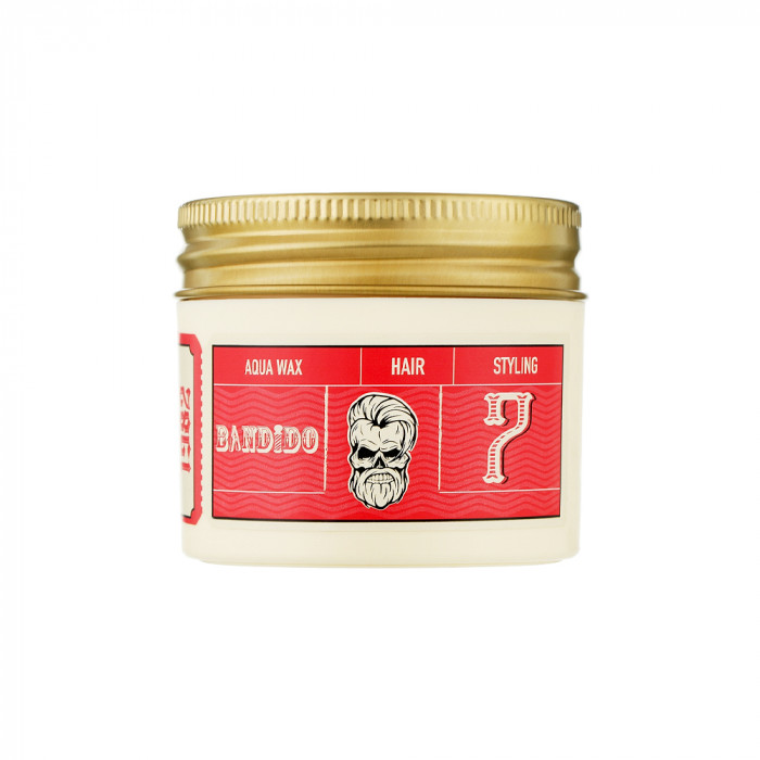Воск для укладки волос на водной основе сильной фиксации Aqua Wax 7 Strong Red Bandido, 125 мл