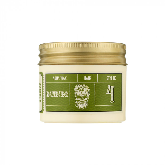 Воск для укладки волос на водной основе легкой фиксации Aqua Wax 4 Light Green Bandido, 125 мл