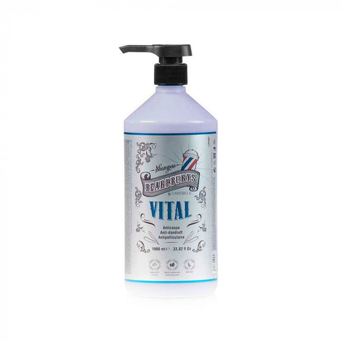 Шампунь против перхоти с эффектом пилинга Vital Beardburys, 1000 мл