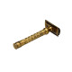 Станок для бритья Т-образный Pearl SHD-24 Antique Brass Closed Comb