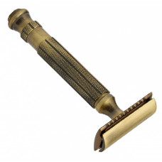 Станок для гоління Т-подібний Pearl L-55 Antique Brass Closed Comb