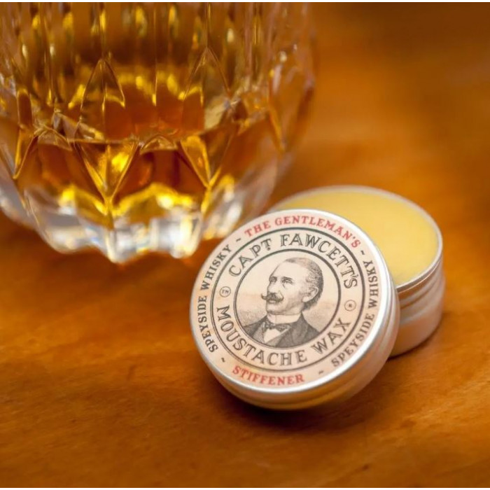 Воск для усов Captain Fawcett's Gentleman's Stiffener Malt Whisky Moustache Wax, 15 мл