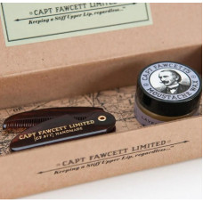 Подарунковий набір для догляду за вусами Captain Fawcett’s Wax Lavender and Moustache Comb