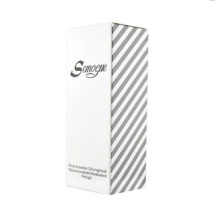 Помазок для бритья на подставке Semogue Pharos-C3 Pure Black Horse Yellow