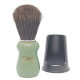 Помазок для бритья на подставке Semogue Pharos-C3 Pure Black Horse Ocean Green