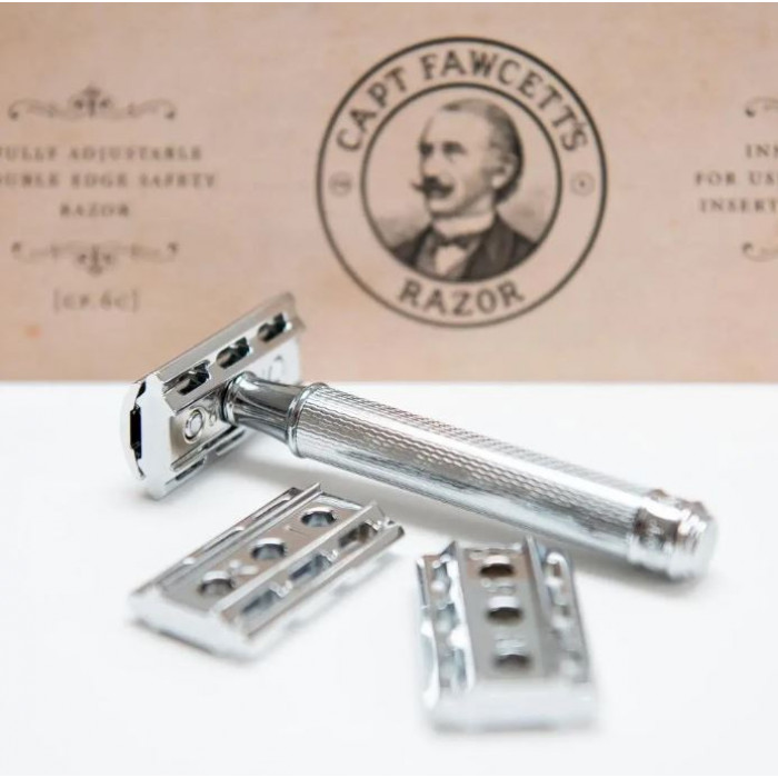 Станок для бритья Т-образный Captain Fawcett's Fully Adjustable Double Edge Razor CF.6C